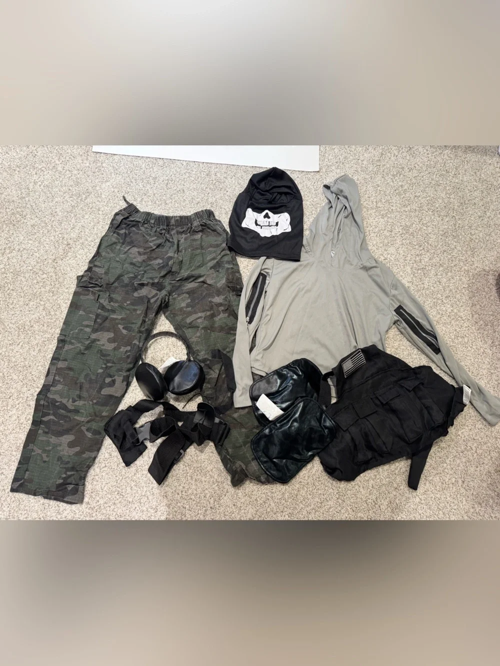 Spirit Halloween Tactical Military / Call of Duty Style Costume - Size Large